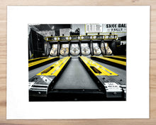 Load image into Gallery viewer, 50 Cents to Play - Funland Skeeball, Rehoboth - Matted 11x14" Art Print