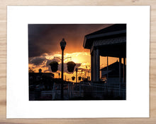 Load image into Gallery viewer, The Summer Sun Sets, Rehoboth - Matted 11x14" Art Print