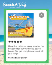 Load image into Gallery viewer, Wildwood New Jersey (NJ) 2025 Wall Calendar