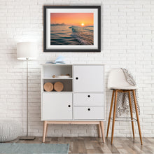 Load image into Gallery viewer, Rose Gold Summer Sunrise – Wildwood 1st Edition Framed Print – 21.5"x25"