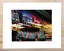 Load image into Gallery viewer, Wildwood Boardwalk Neon - Matted 11x14" Art Print