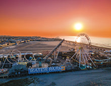 Load image into Gallery viewer, Summer Sunrise over Mariner's Pier, Wildwood - Matted 11x14" Art Print