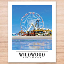 Load image into Gallery viewer, Wildwood Ocean Breeze - 11"x14" Art Print Travel Poster