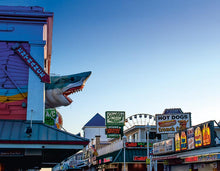 Load image into Gallery viewer, Boardwalk Lights (OCMD) - Matted 11x14" Art Print