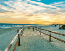 Load image into Gallery viewer, Sunset Walk to the Beach - Matted 11x14" Art Print