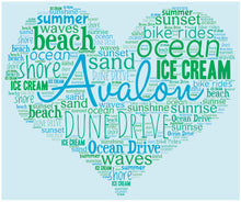 Load image into Gallery viewer, A Day in Avalon, NJ - Matted 11x14" Art Print