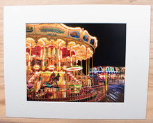 Load image into Gallery viewer, Wildwood Carousel - Matted 11x14" Art Print