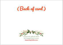 Load image into Gallery viewer, North Wildwood NJ Seas & Greetings Holiday Card - 5x7 inches - Printable Digital Download