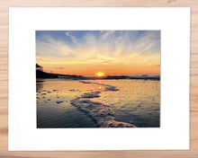 Load image into Gallery viewer, Morning Sunrise in North Wildwood - Matted 11x14" Art Print