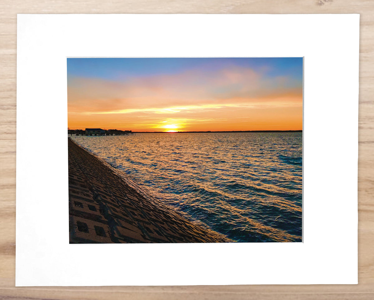 The End of a Wildwood Day is for Sunset - Matted 11x14