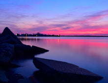 Load image into Gallery viewer, Bayside Sunset in Wildwood Crest - Matted 11x14" Art Print
