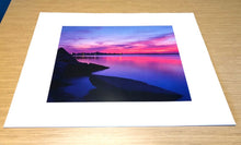 Load image into Gallery viewer, Bayside Sunset in Wildwood Crest - Matted 11x14" Art Print
