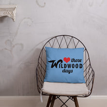Load image into Gallery viewer, Love Those Wildwood Days - Throw Pillow 18x18"