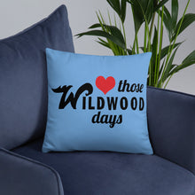 Load image into Gallery viewer, Love Those Wildwood Days - Throw Pillow 18x18"