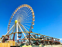 Load image into Gallery viewer, Wildwood Ferris Wheel - Matted 11x14" Art Print