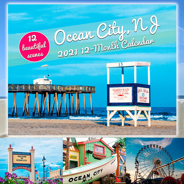 Ocean City New Jersey (NJ) 2021 Wall Calendar is out now!