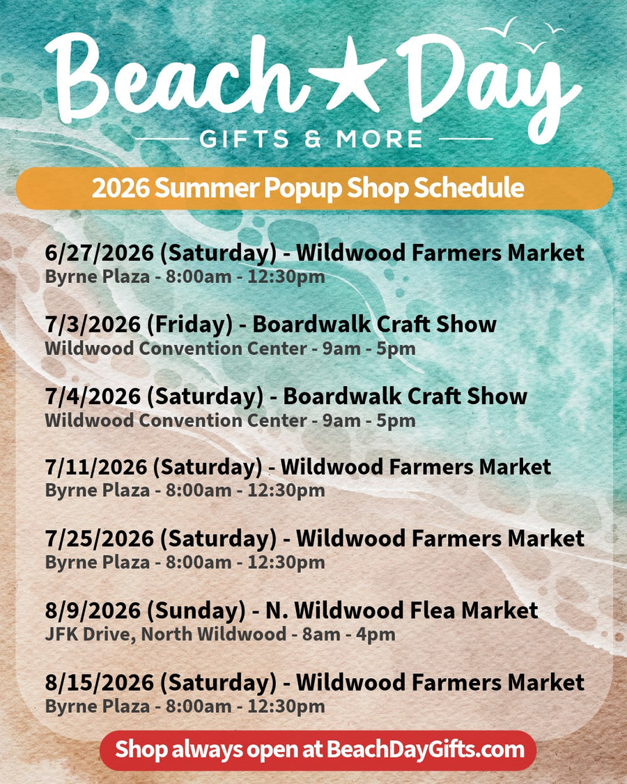Beach Day Gifts & More Popup Event Schedule