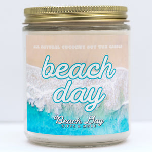 Beach Day Waves - Premium 8oz Candle