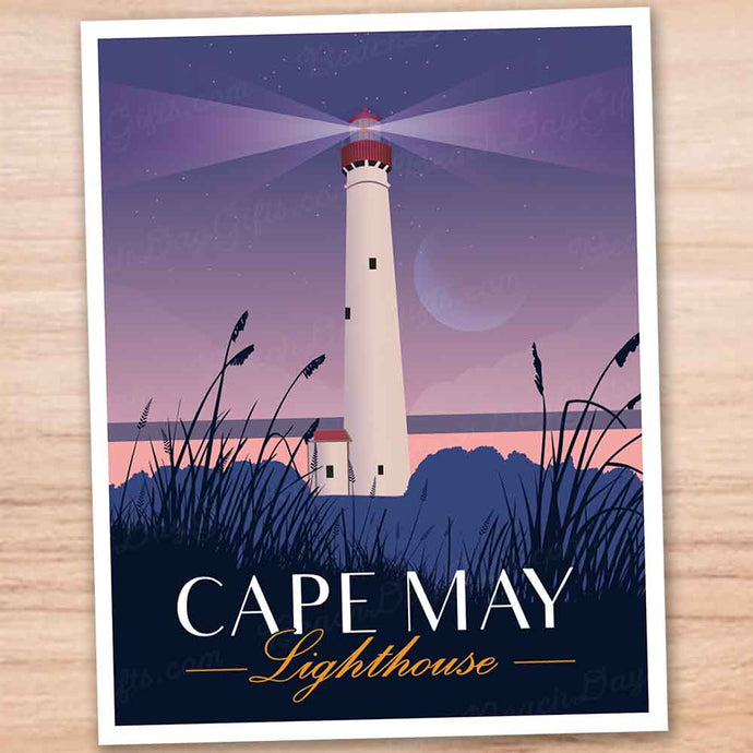 The Cape May Lighthouse at Dusk - 11
