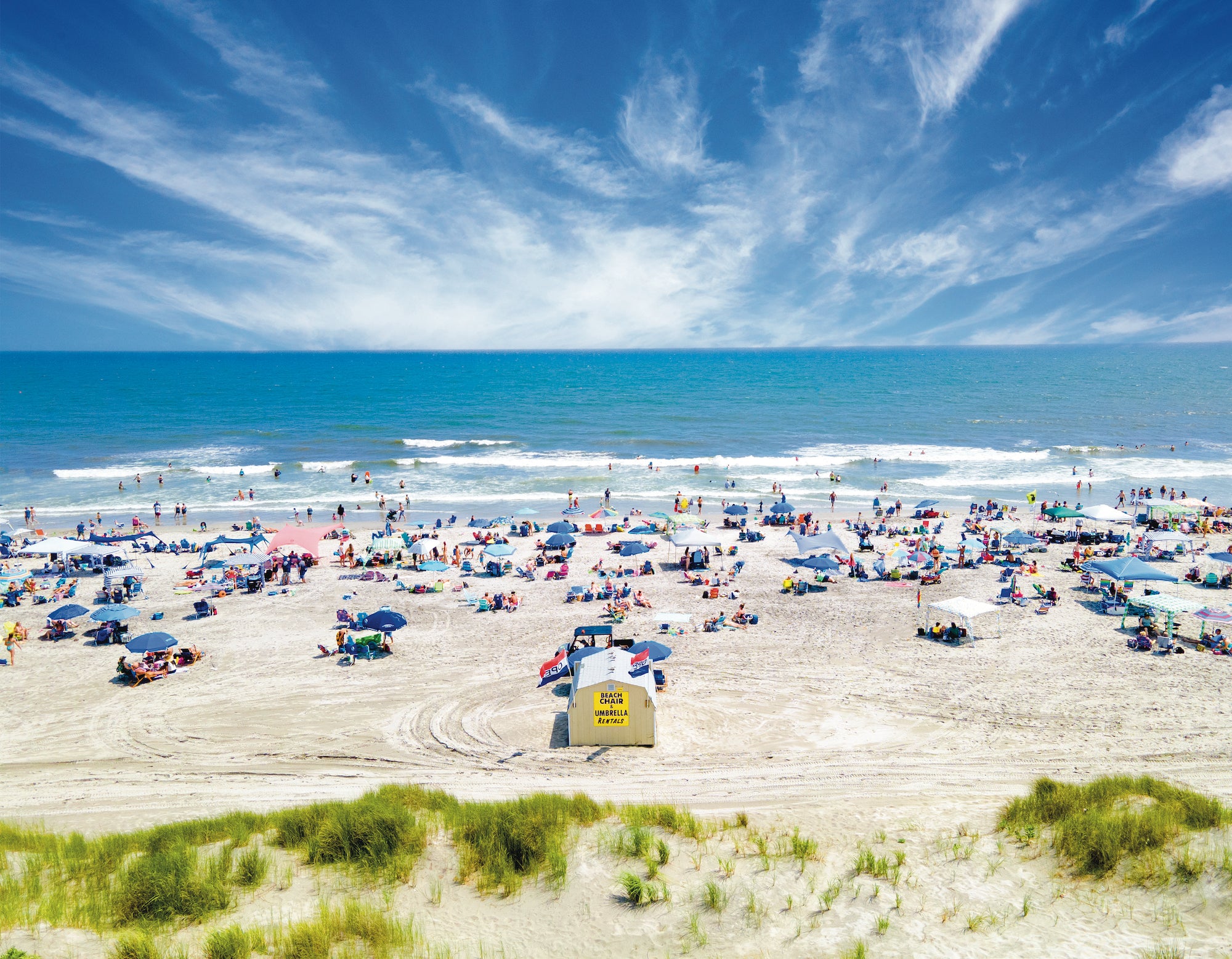 Beach Day Bliss - North Wildwood - Matted 11x14