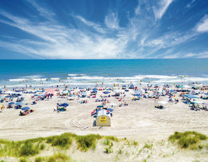 Beach Day Bliss - North Wildwood - Matted 11x14" Art Print