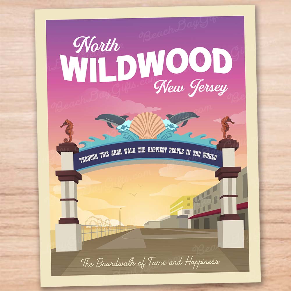 North Wildwood Arch (Cool Purple Dawn) - 11