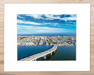 Destination Ocean City NJ - Matted 11x14" Art Print