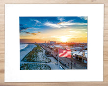 Load image into Gallery viewer, End of the Beach Day, Ocean City NJ - Matted 11x14&quot; Art Print
