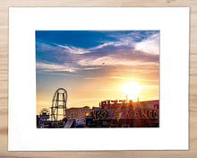 Load image into Gallery viewer, Manco &amp; Manco Sunset, Ocean City NJ - Matted 11x14&quot; Art Print