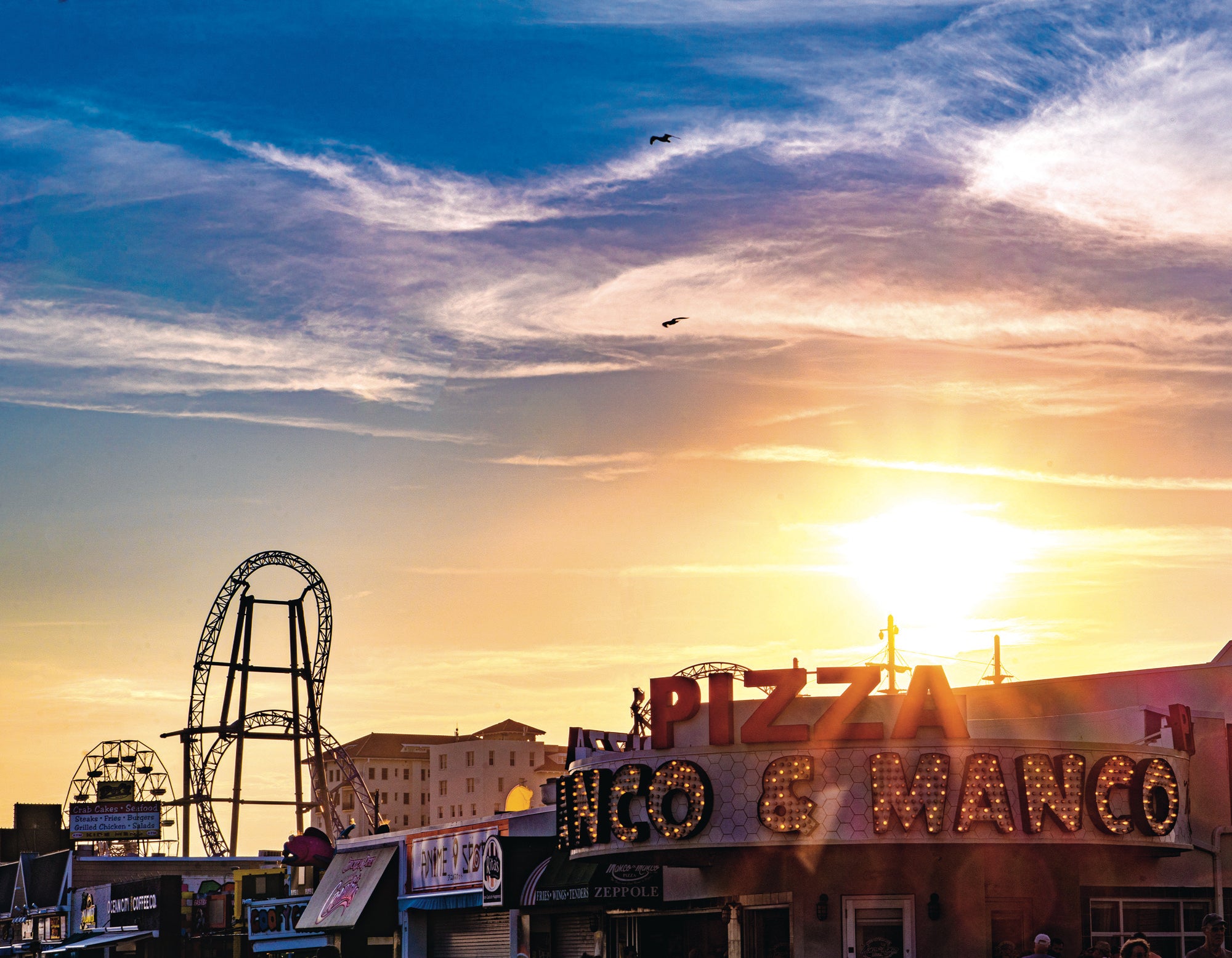 Manco & Manco Sunset, Ocean City NJ - Matted 11x14