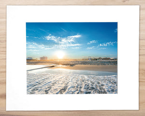 Riding the Summer Waves, Ocean City NJ - Matted 11x14" Art Print