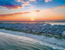 Load image into Gallery viewer, Summer Sunset over Ocean City NJ - Matted 11x14&quot; Art Print