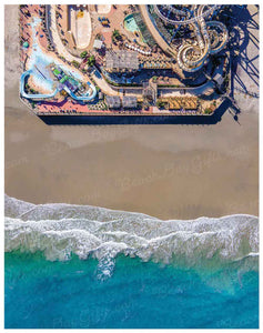 Where the Ocean Meets North Wildwood - 11x14" Art Print