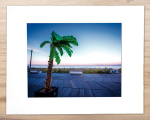 Cool Summer Dusk in Rehoboth - Matted 11x14" Art Print