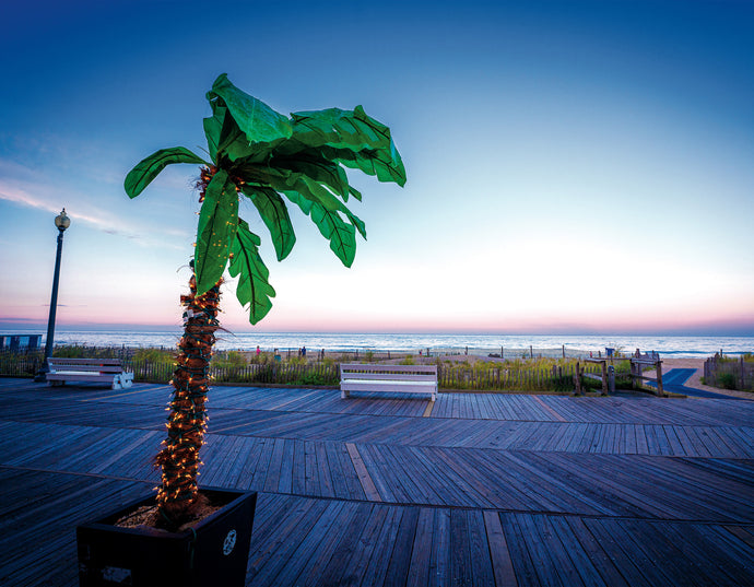 Cool Summer Dusk in Rehoboth - Matted 11x14