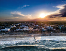 Load image into Gallery viewer, Sunset over Rehoboth Ocean - Matted 11x14&quot; Art Print