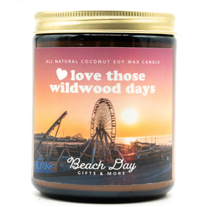Love Those Wildwood Days (Ferris Wheel Sunrise) - Premium 8oz Coconut Soy Wax Candle