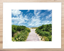 Load image into Gallery viewer, The Walk to Wildwood Crest Beach - Matted 11x14&quot; Art Print