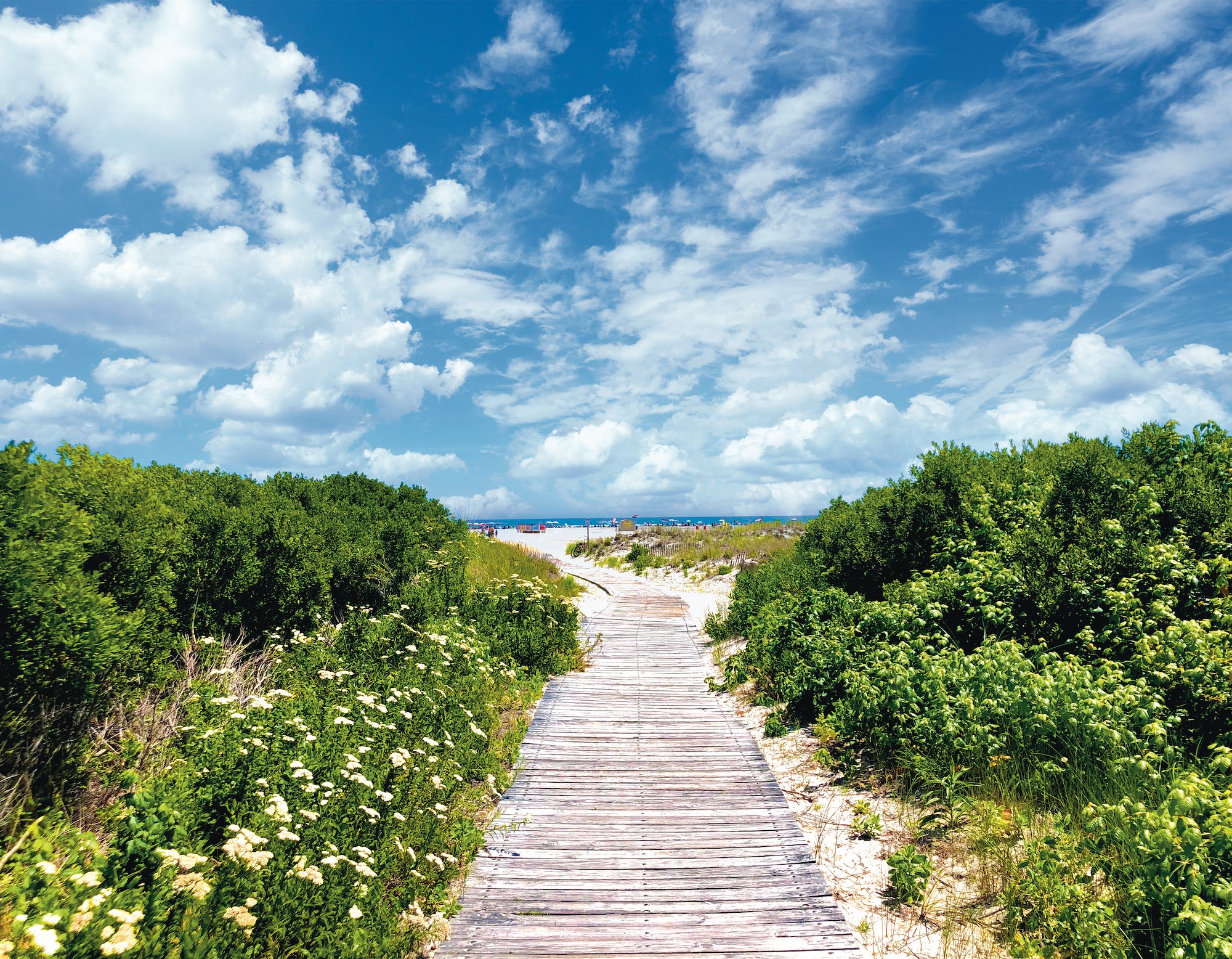 The Walk to Wildwood Crest Beach - Matted 11x14