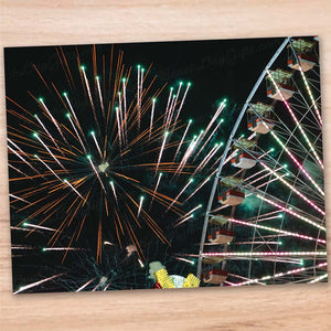 Smooth Friday Night Fireworks (Wildwood) - 11x14" Art Print