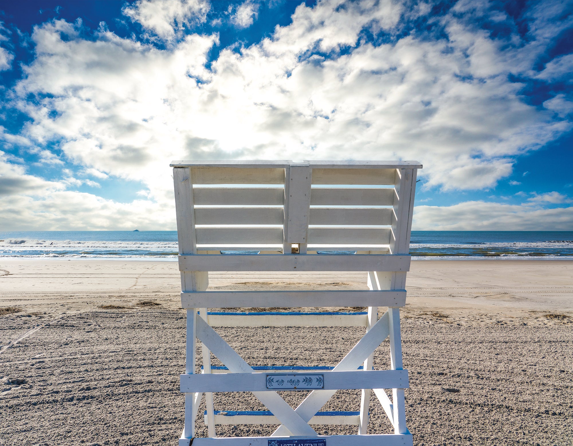 Summer is Here | Wildwood Lifeguard Stand - Matted 11x14