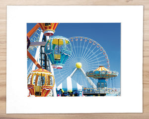 Morey's Pier Summer Afternoon - Matted 11x14" Art Print