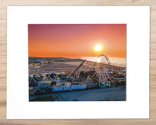 Load image into Gallery viewer, Summer Sunrise over Mariner&#39;s Pier, Wildwood - Matted 11x14&quot; Art Print