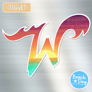 Wildwood Sunrise "W" - Magnet