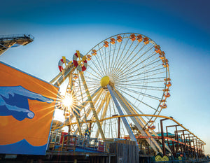 Summer Sunrise Through Morey's Pier - Matted 11x14" Art Print