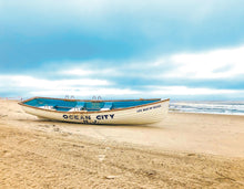 Load image into Gallery viewer, OC Beach Patrol Lifeboat - Matted 11x14&quot; Art Print