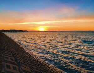 The End of a Wildwood Day is for Sunset - Matted 11x14