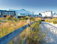 Load image into Gallery viewer, The Walk Home from the Beach, Ocean City - Matted 11x14&quot; Art Print