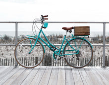 Load image into Gallery viewer, Biking by the Ocean - Matted 11x14&quot; Art Print