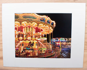 Wildwood Carousel - Matted 11x14" Art Print